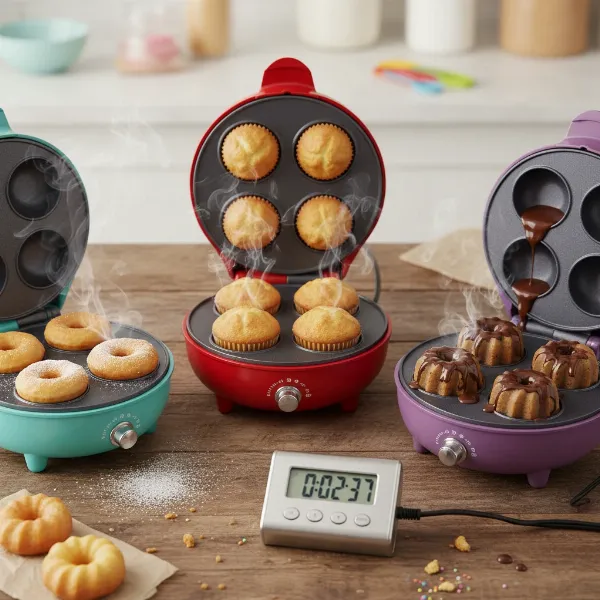 various electric mini cake machines baking small treats quickly and efficiently